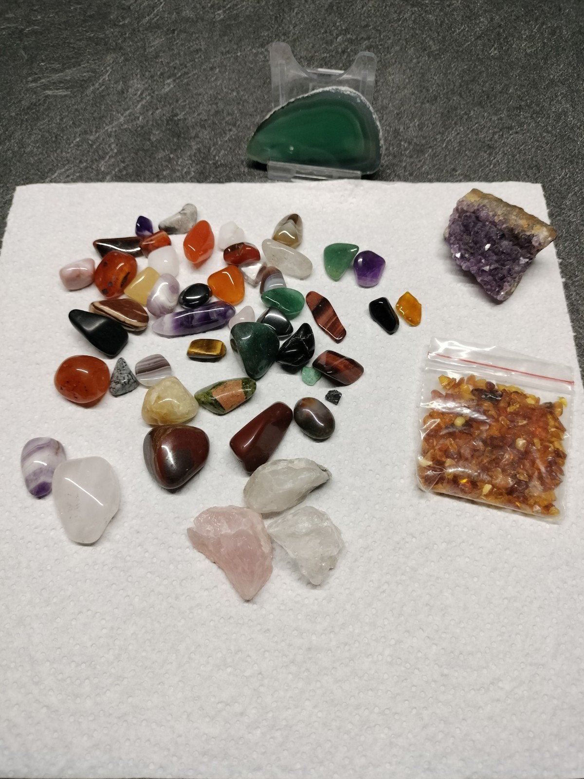 Verzameling natuurlijke mineralen stenen, Ophalen of Verzenden