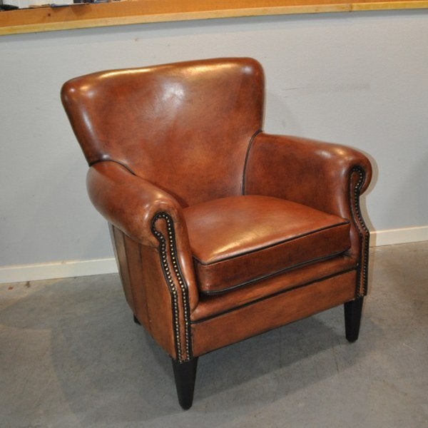 Nieuwe schapenleren fauteuil model Rosan, Ophalen, Nieuw, Leer