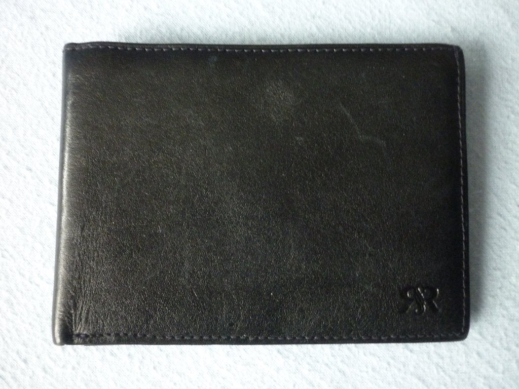 Lederen Herenportefeuille, Handtassen en Accessoires, Overige merken, Zwart, Ophalen of Verzenden, Zo goed als nieuw