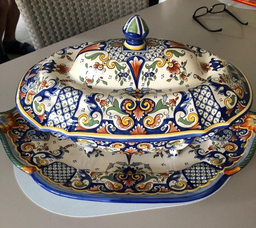 Terrine féerique — Gabriel Fourmaintraux Desvres France, Enlèvement