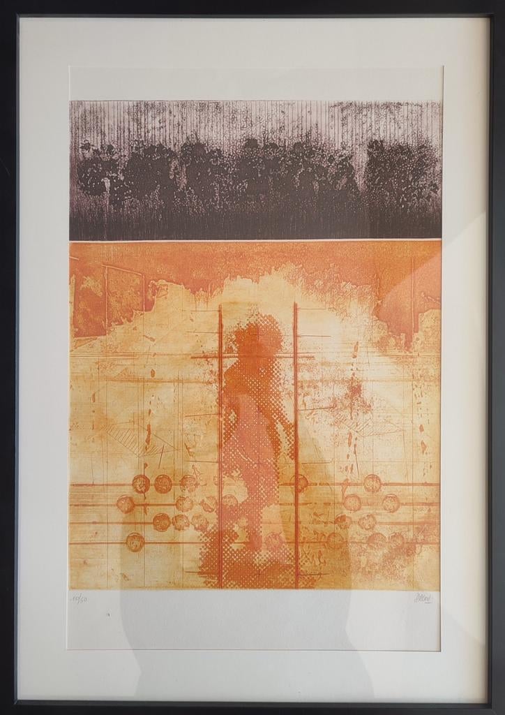 Zeefdruk van Guy Henri Dacos, Antiek en Kunst, Kunst | Litho's en Zeefdrukken, Ophalen