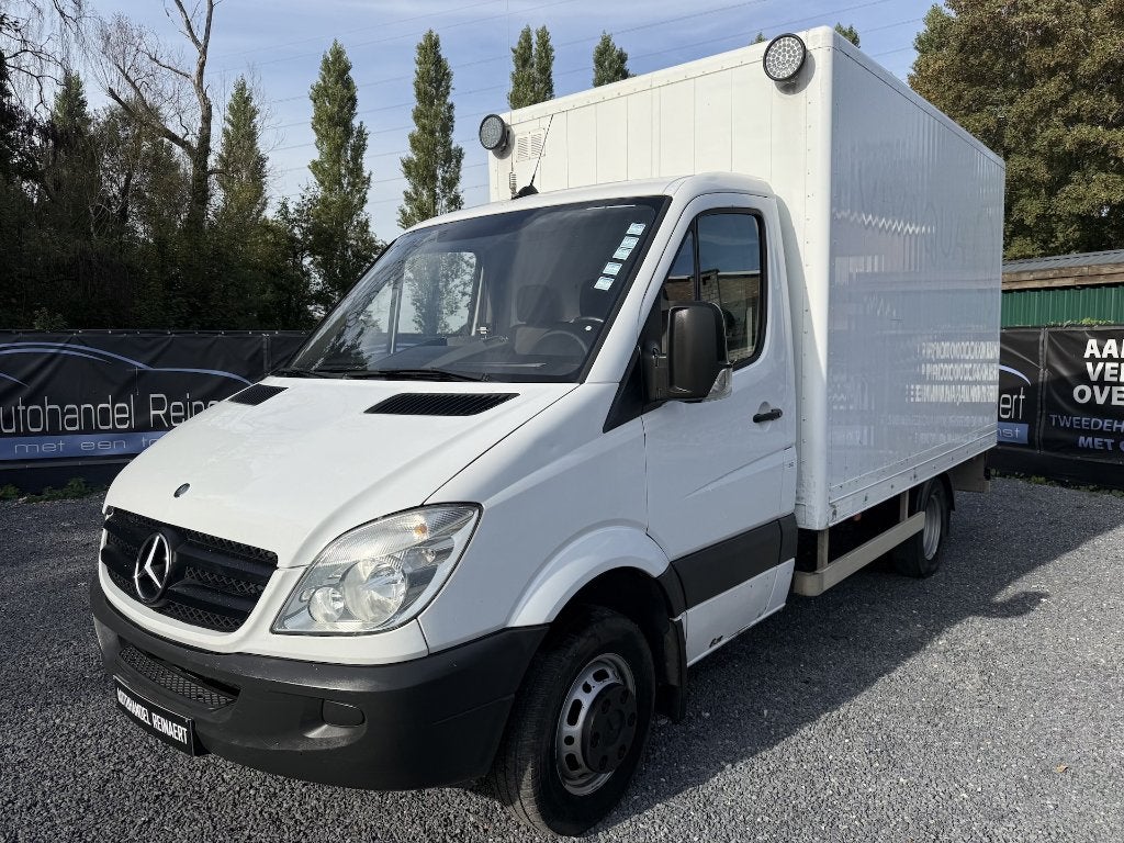 Mercedes Sprinter 511 2.2D, 2007, 88.000km, Laadbak, Dubbele, Autos, Cuir, Achat, 4 portes, Entreprise