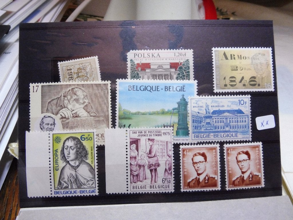 België deel3 (3005/02), Spoor van plakker, 1 plakker, Ophalen of Verzenden, Zonder stempel