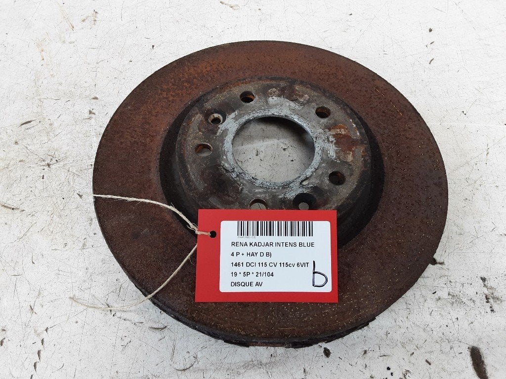 FREIN DISQUE AVANT Renault Kadjar (RFEH) (01-2015/-), Autos : Pièces & Accessoires, Renault, Mevr. I. Hauben, Utilisé, Rue de l'Espoir 34 34
4030  GRIVEGNÉE, BE