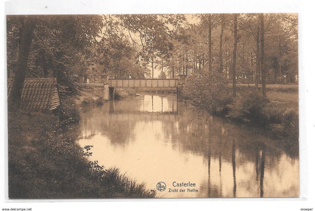 kasterlee casterlee zicht der nethe a beersmans/nels, Verzamelen, Postkaarten | België, Ophalen of Verzenden, Ongelopen, Antwerpen