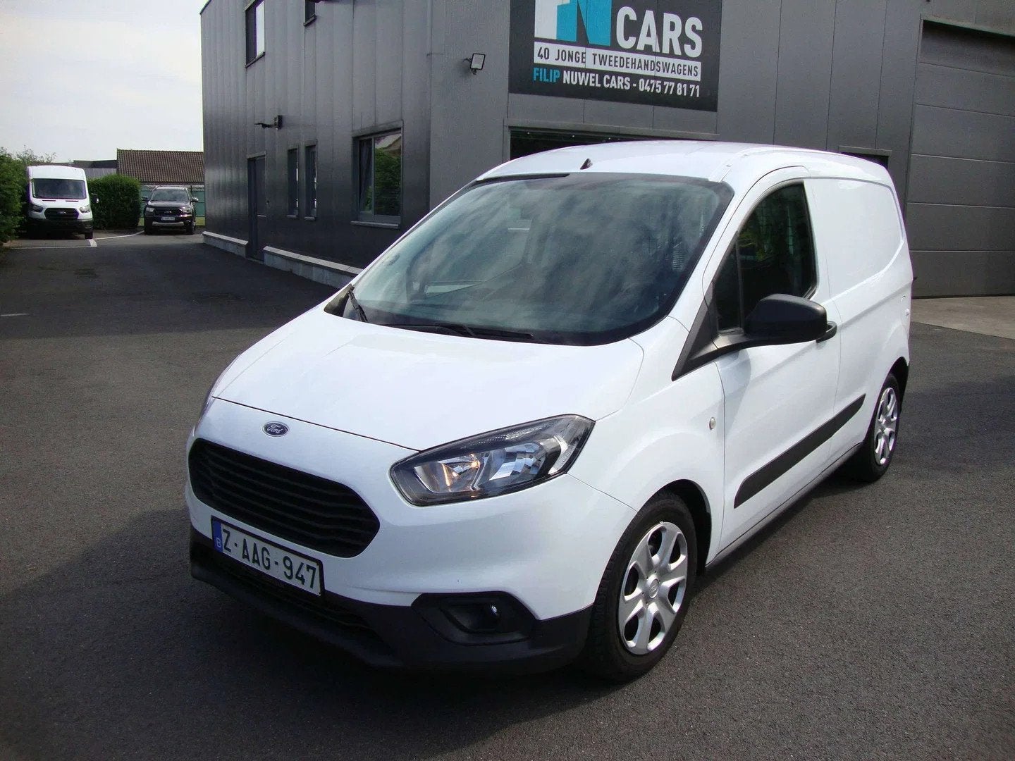 Ford Transit Courier 1.5tdci, airco, camera, 2023, 31.000km,, Achat, Euro 6, Entreprise, 2 places