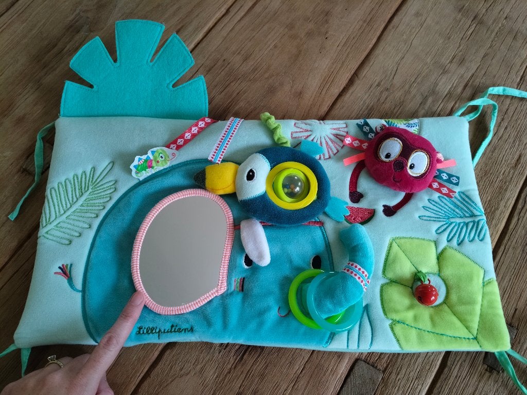 Lilliputiens Activiteitenpaneel, Kinderen en Baby's, Speelgoed | Babyspeelgoed, Ophalen, Zo goed als nieuw, Speelkleed