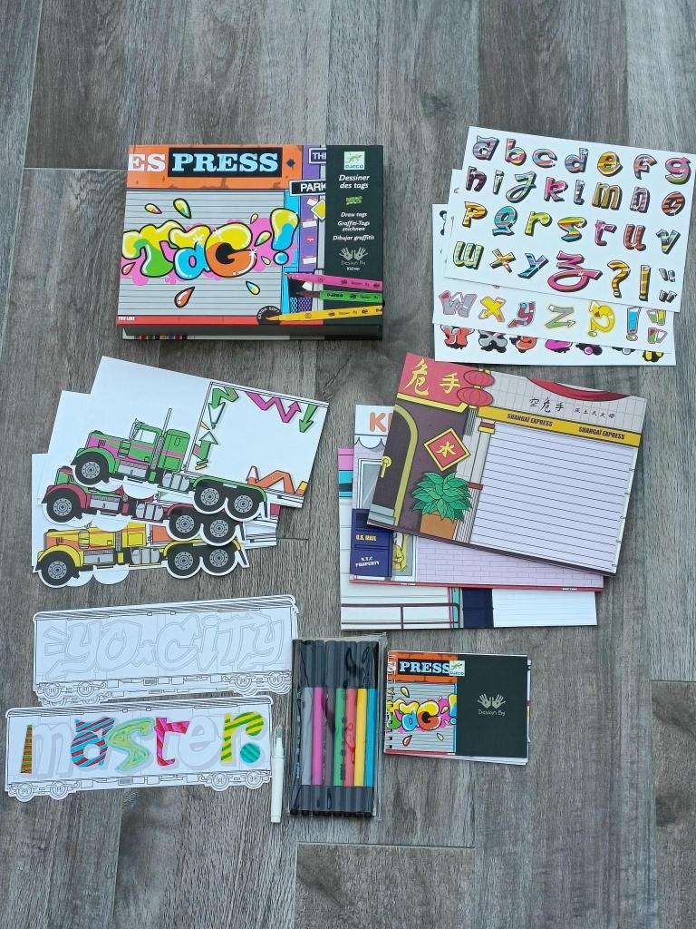 Dessiner des tags jeu Djeco, Enlèvement ou Envoi, Utilisé, Autres types