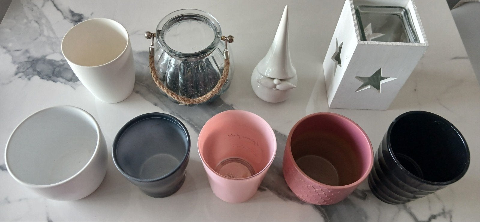 , bougeoir, lampes en T, Enlèvement, Pierre/céramique