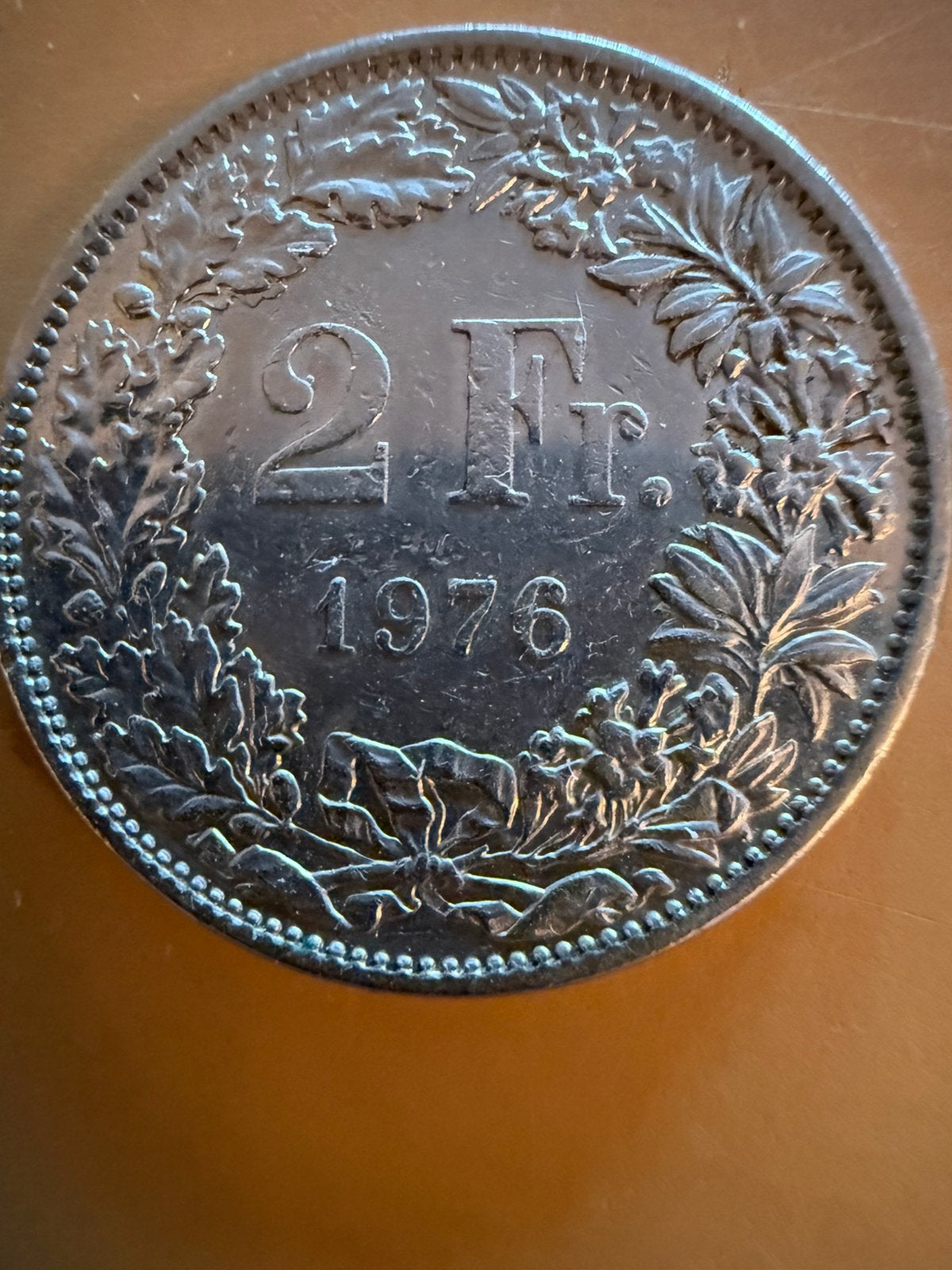 Muntstuk 2 Zwitserse Frank, Postzegels en Munten, Ophalen of Verzenden, Overige landen, Losse munt