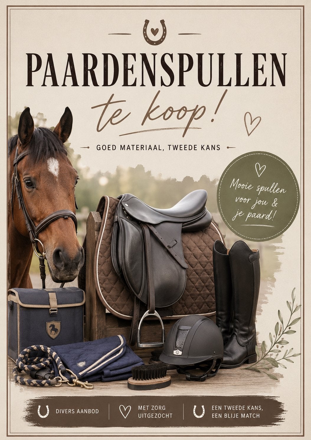Paardenspullen te koop, Dieren en Toebehoren, Paarden en Pony's | Overige Paardenspullen, Zo goed als nieuw, Overige disciplines