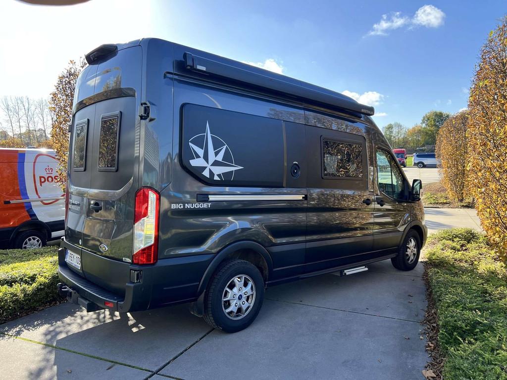 Ford Transit Camper 350L Big Nugget 2.0 Ecoblue met 185 PK!, Automaat, Stof, Gebruikt, Bedrijf