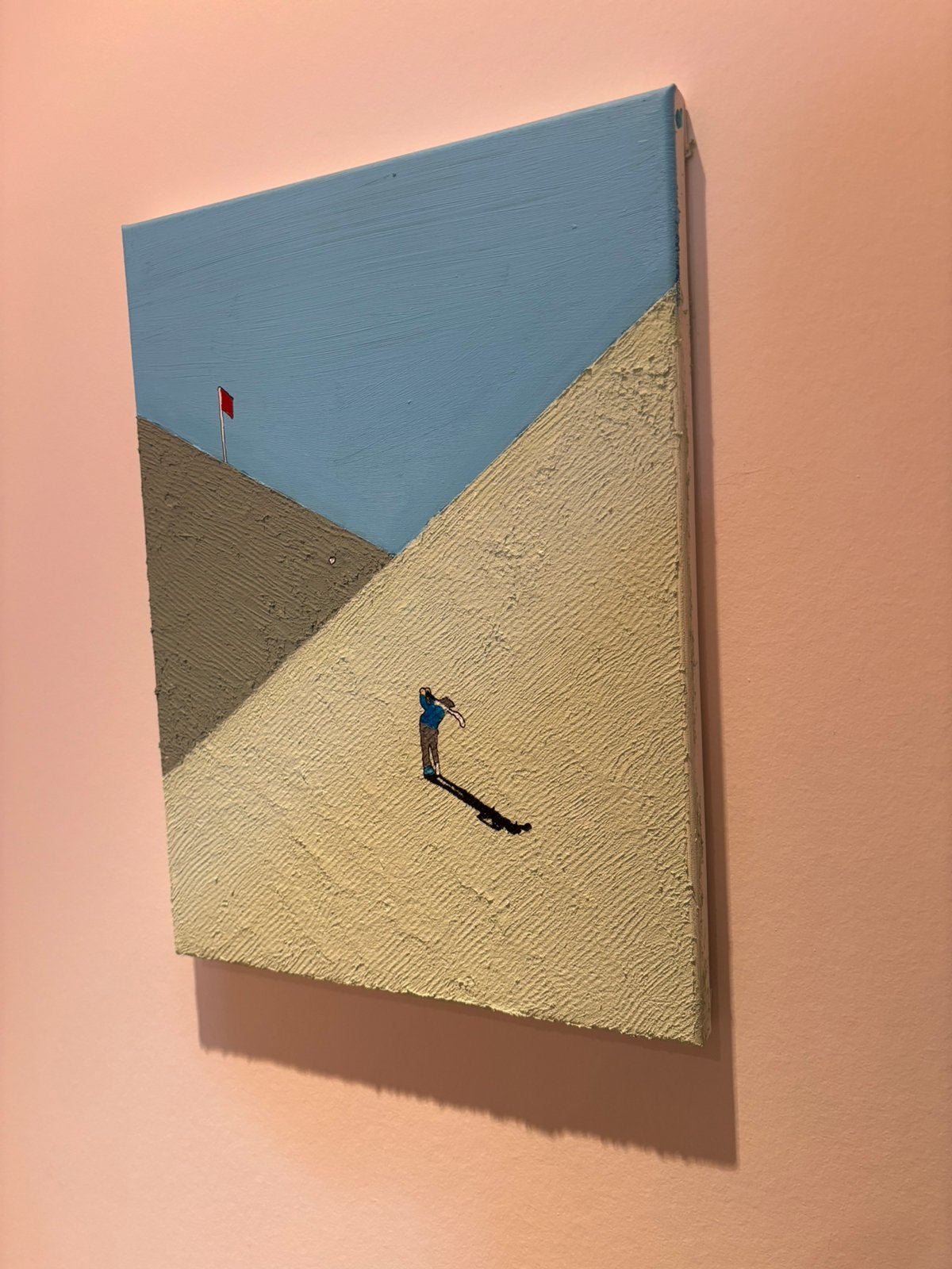 Schilderij ‘Hole 18’, Antiek en Kunst, Ophalen of Verzenden