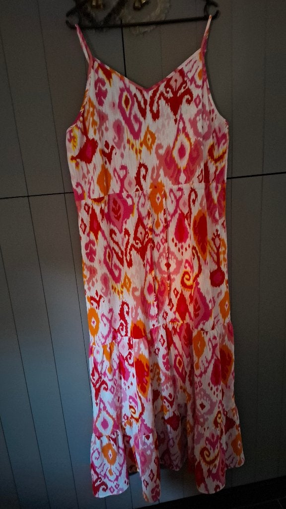 Zomers kleedje van smashed lemon, Taille 42/44 (L), Rose, Comme neuf, Enlèvement