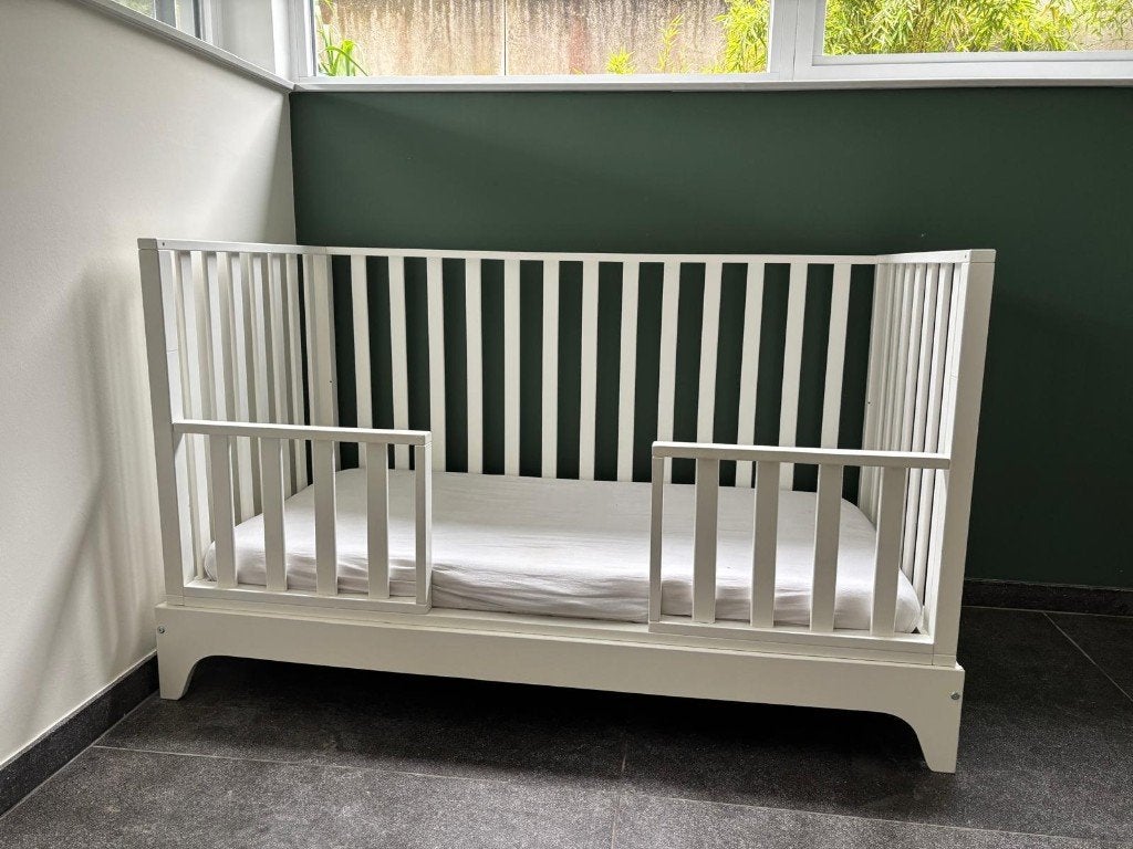 Meegroeibed Childhome Wit, Enlèvement, Utilisé, 140 à 160 cm, 70 à 85 cm