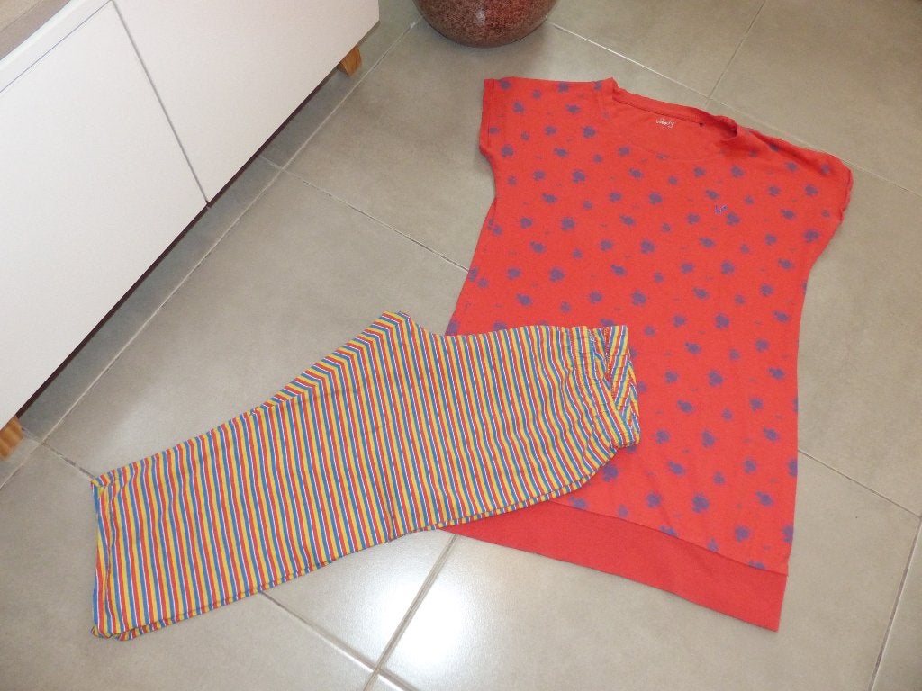 Leuke damespyjama Woody - maat medium, Woody, Ophalen of Verzenden, Zo goed als nieuw, Maat 38/40 (M)