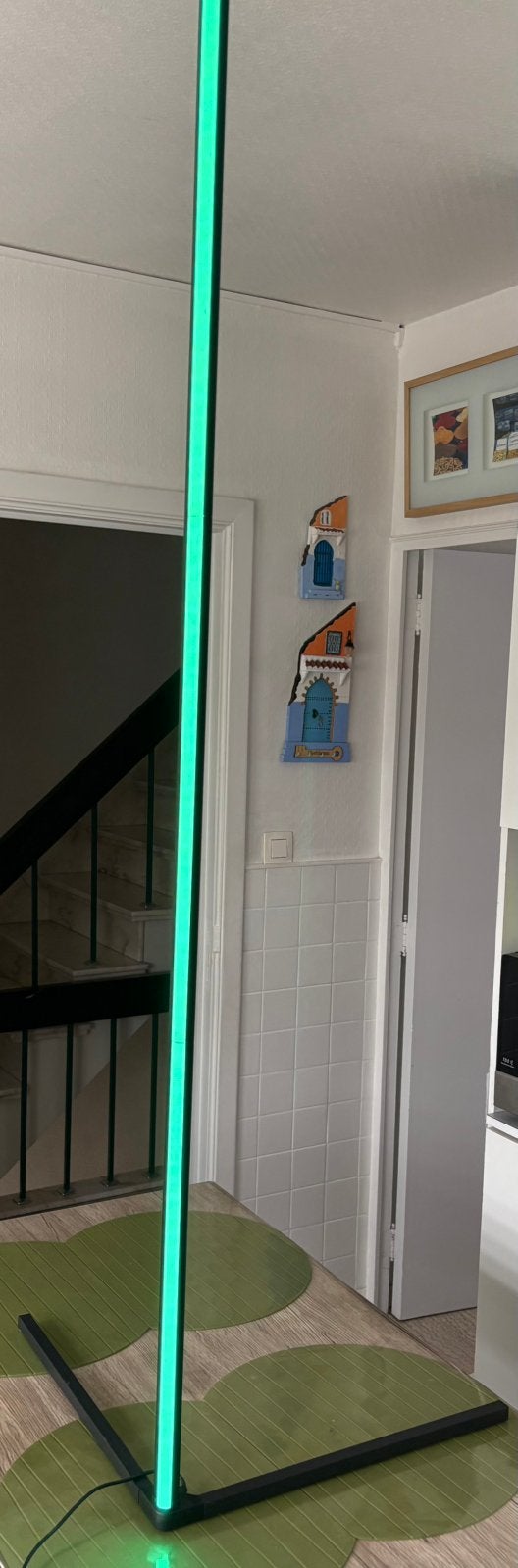 Led - staanlzmp - buis - merk: Grundig, Maison & Meubles, Lampes | Autre, Enlèvement, Comme neuf