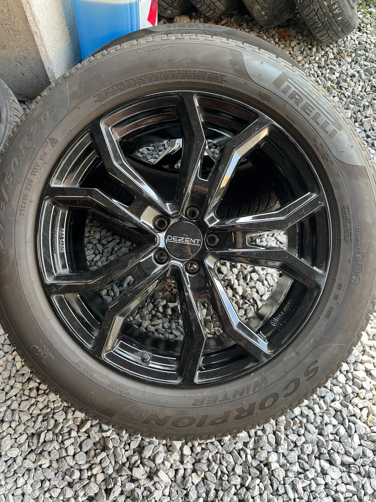 Jantes noir+pneus hiver 275/50/R20 pour Mercedes GLE, Enlèvement, Pneus hiver, Pneu(s)