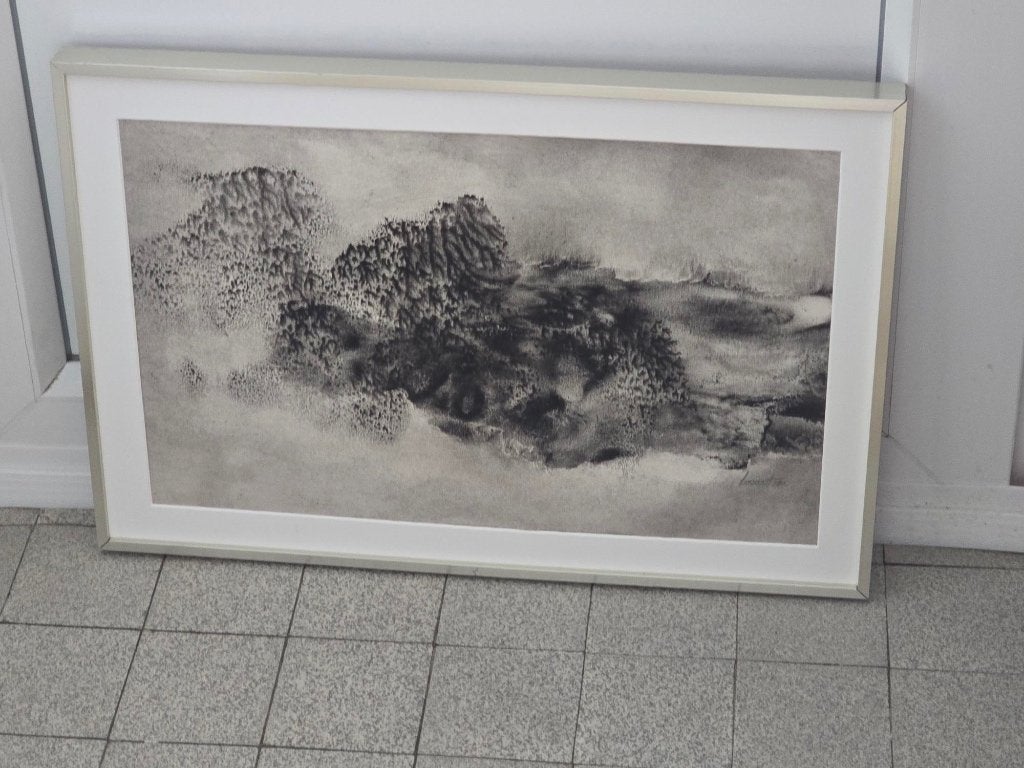 Tableau originale - lavage, Signé, Autres sujets, Autres techniques, Enlèvement