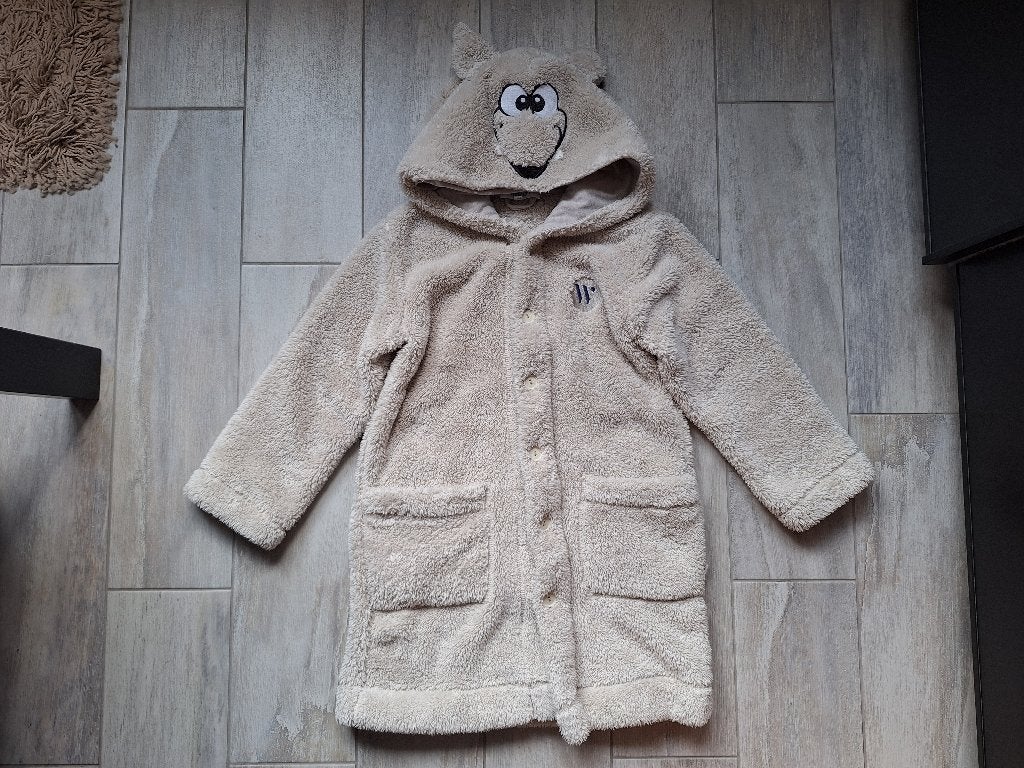 ★ M116 - Badjas Woody, Kinderen en Baby's, Kinderkleding | Maat 116, Nacht- of Onderkleding, Ophalen of Verzenden, Zo goed als nieuw