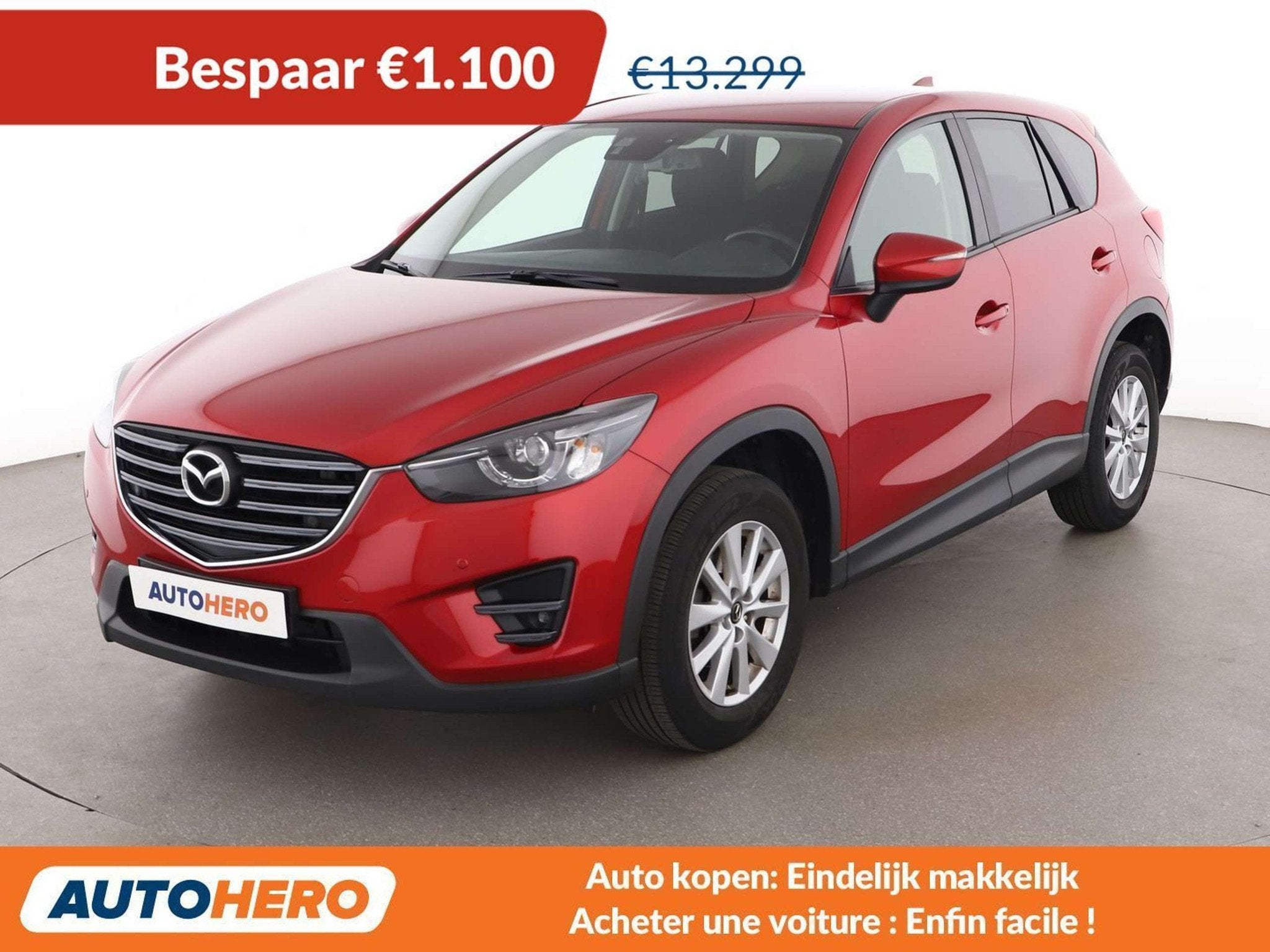 Mazda CX-5 2.0 Attraction 2WD (année de construction 2015), Autos, Rouge, Achat, 139 g/km, Boîte manuelle
