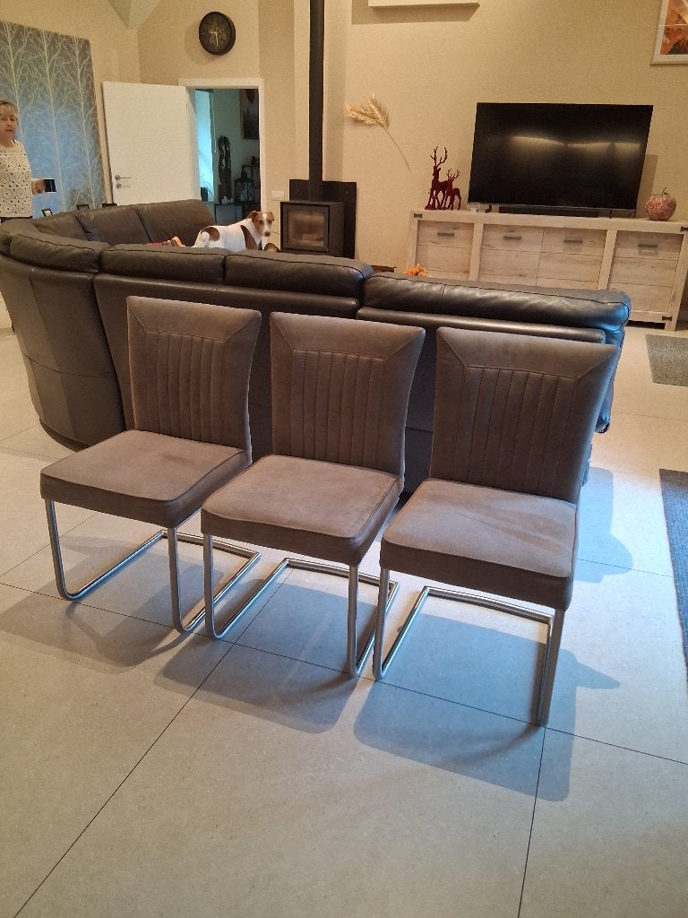 Eetkamerstoelen, Ophalen, Gebruikt, Vijf, Zes of meer stoelen, Stof