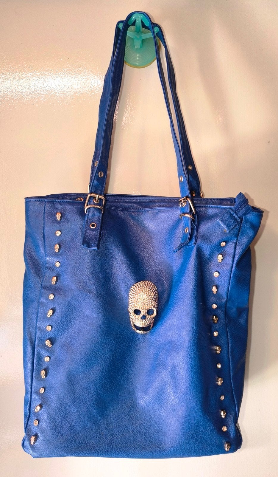 Skull draagtas, Ophalen of Verzenden, Nieuw, Blauw, Handtas