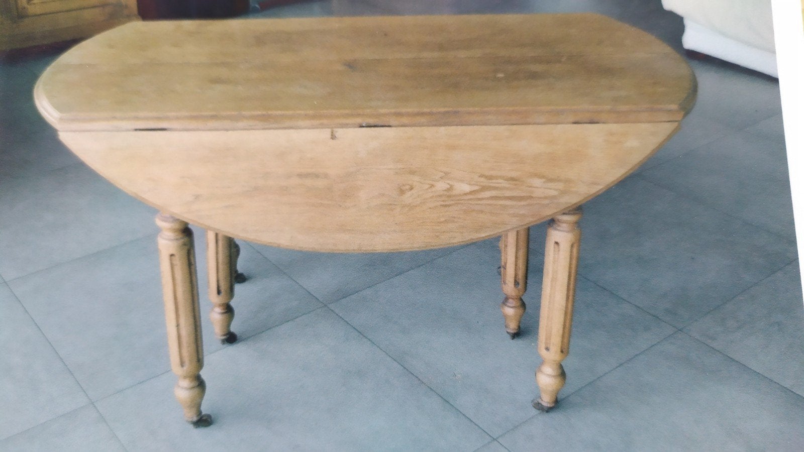 Table ronde   à rallonge