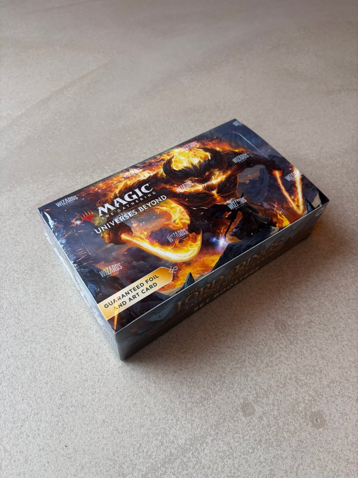 Magic the Gathering LOTR Tales of Middle Earth Set Booster, Ophalen of Verzenden, Zo goed als nieuw, Booster