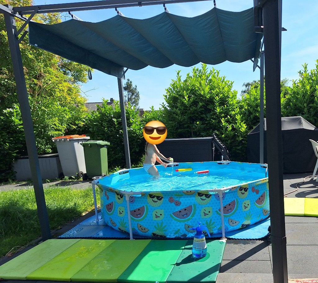 Piscine 2500l, Jardin & Terrasse, 200 à 400 cm, Rond, Enlèvement, Utilisé