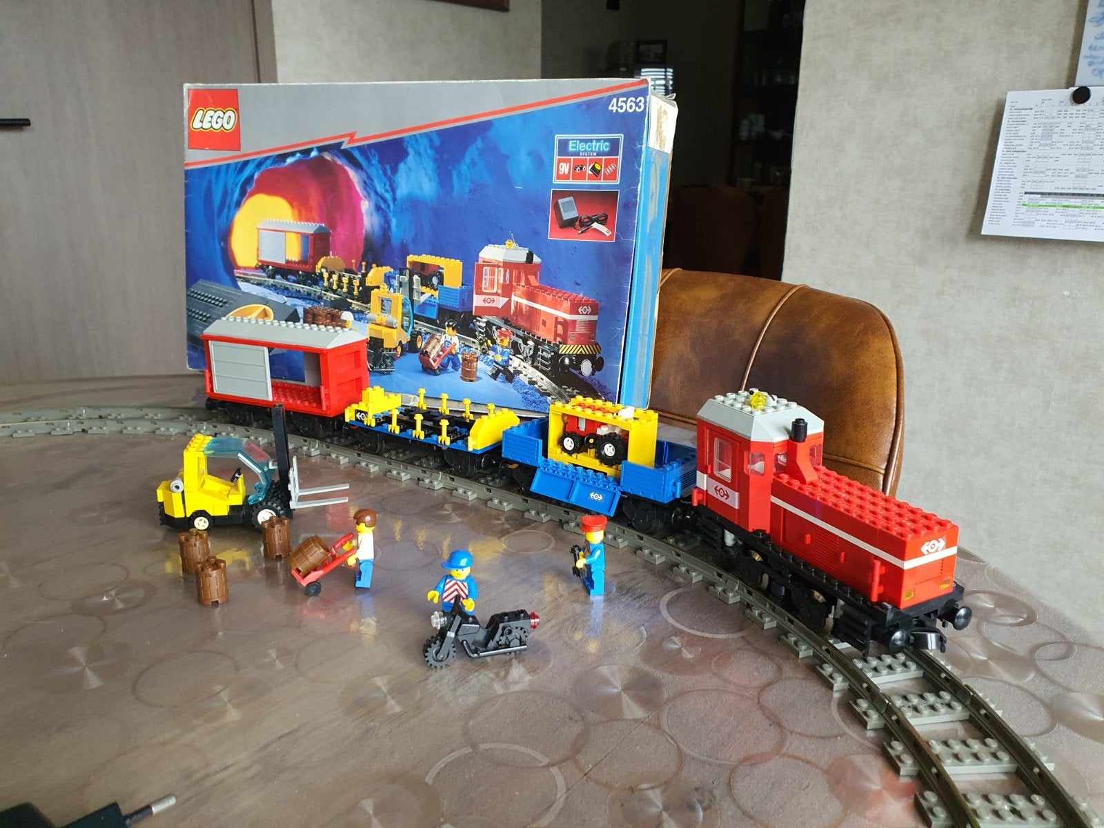 lego trein 4563, Ophalen