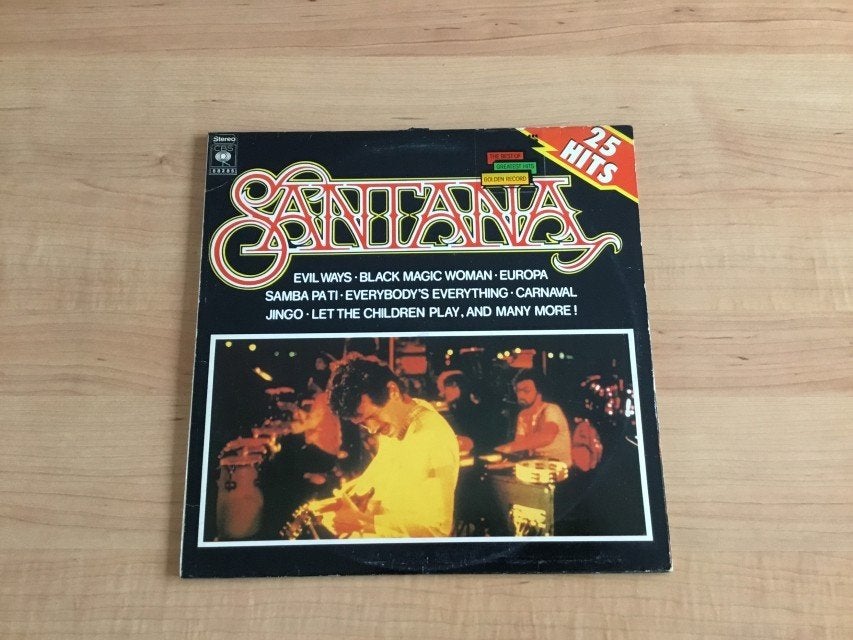 LP Santana, Cd's en Dvd's, Vinyl | Rock, Gebruikt, Overige formaten, Inclusief binnenhoes, Ophalen of Verzenden