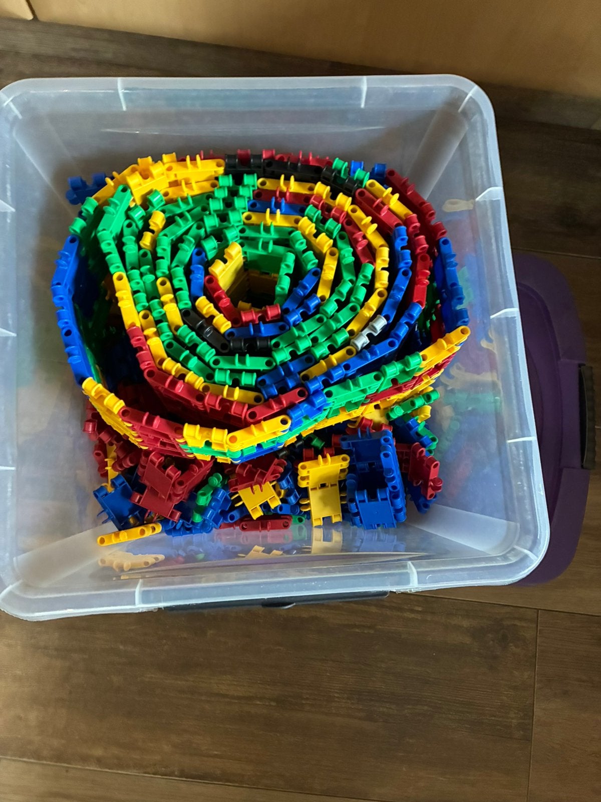 Doos met clicks, Kinderen en Baby's, Ophalen, Zo goed als nieuw, Overige merken
