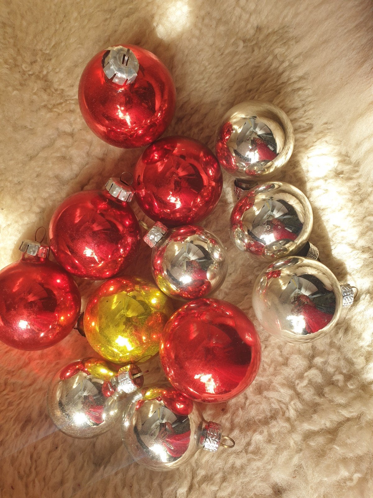 vintage kerstballen, Enlèvement
