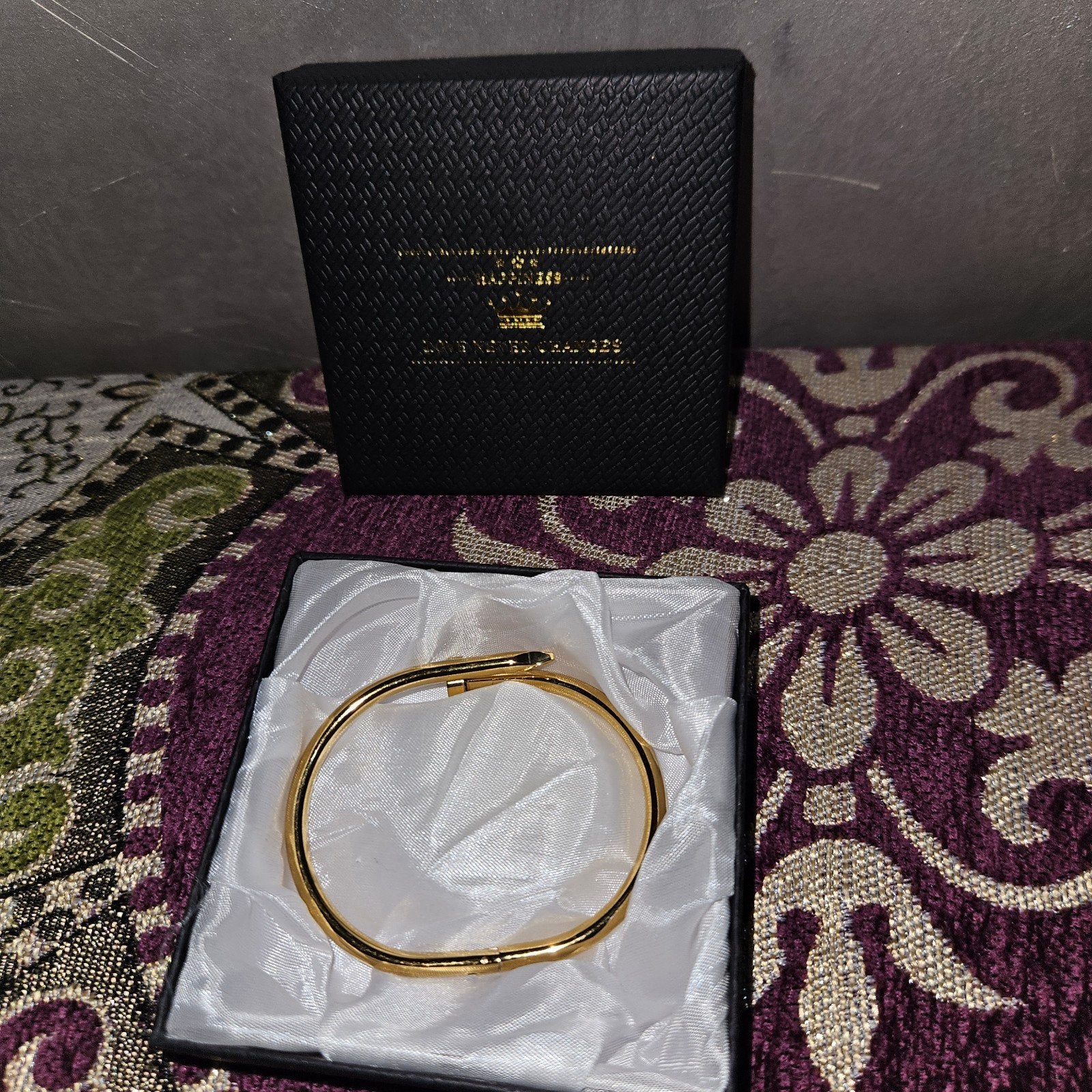 Bracelet jonc doré style Cartier, Handtassen en Accessoires, Ophalen of Verzenden, Nieuw