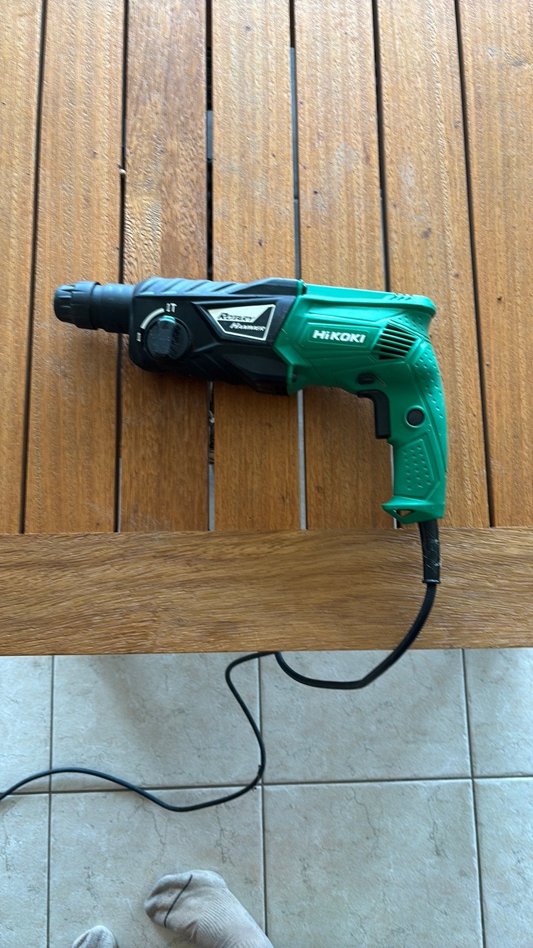 HiKOKI Boorhamer / Klopboormachine, Ophalen of Verzenden, Gebruikt, Boor- en/of Breekhamer