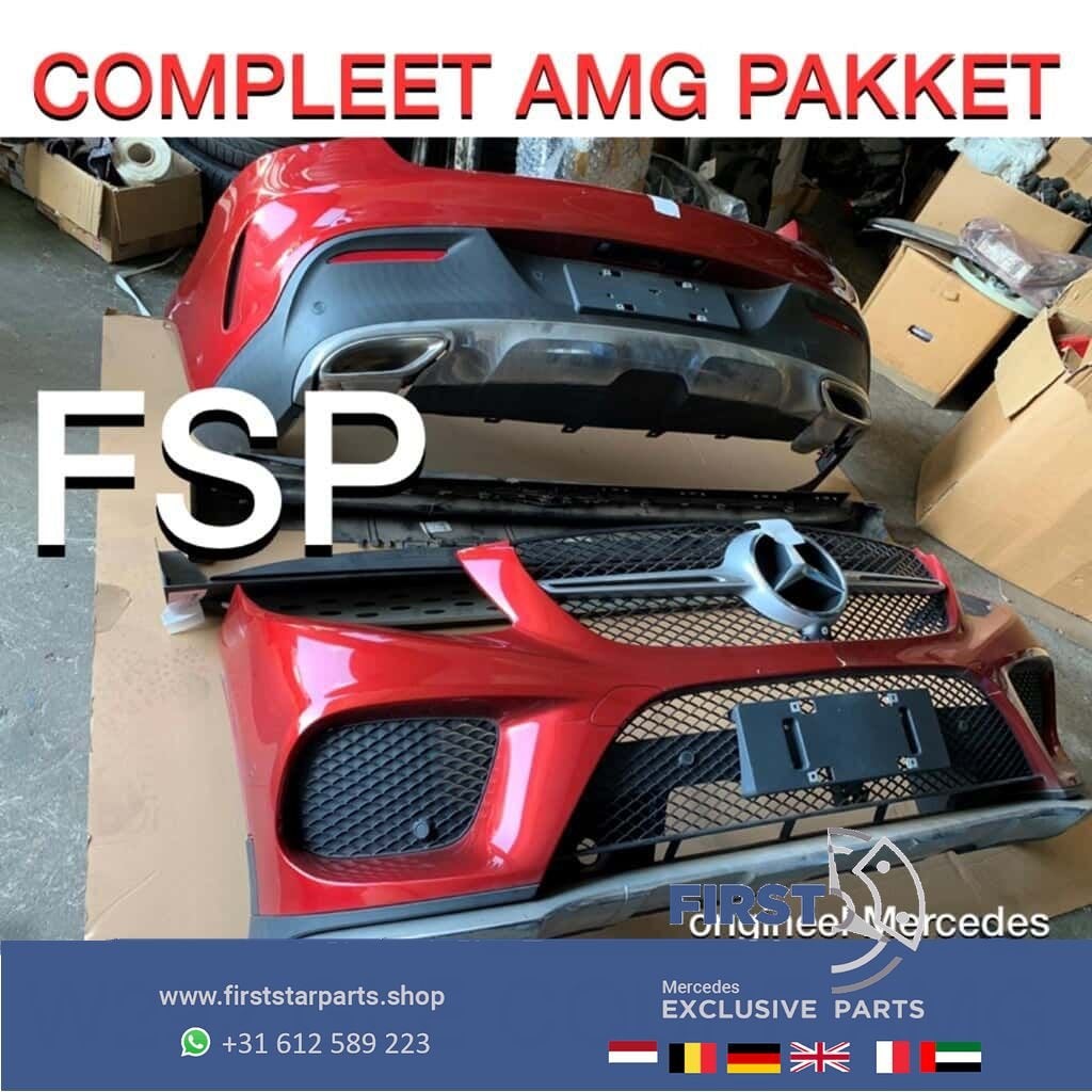 C292 GLE COUPE AMG Bumper set origineel Mercedes pakket rood, Autos : Pièces & Accessoires, Carrosserie & Tôlerie, Pare-chocs