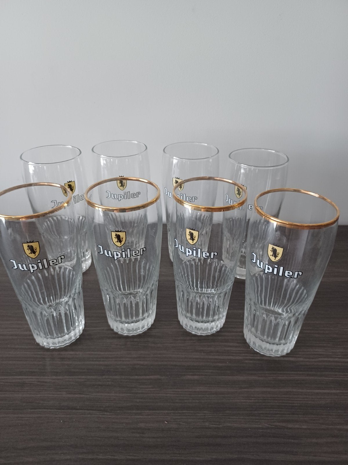 Verres à bière Jupiler, Enlèvement, Comme neuf, Verre ou Verres, Jupiler