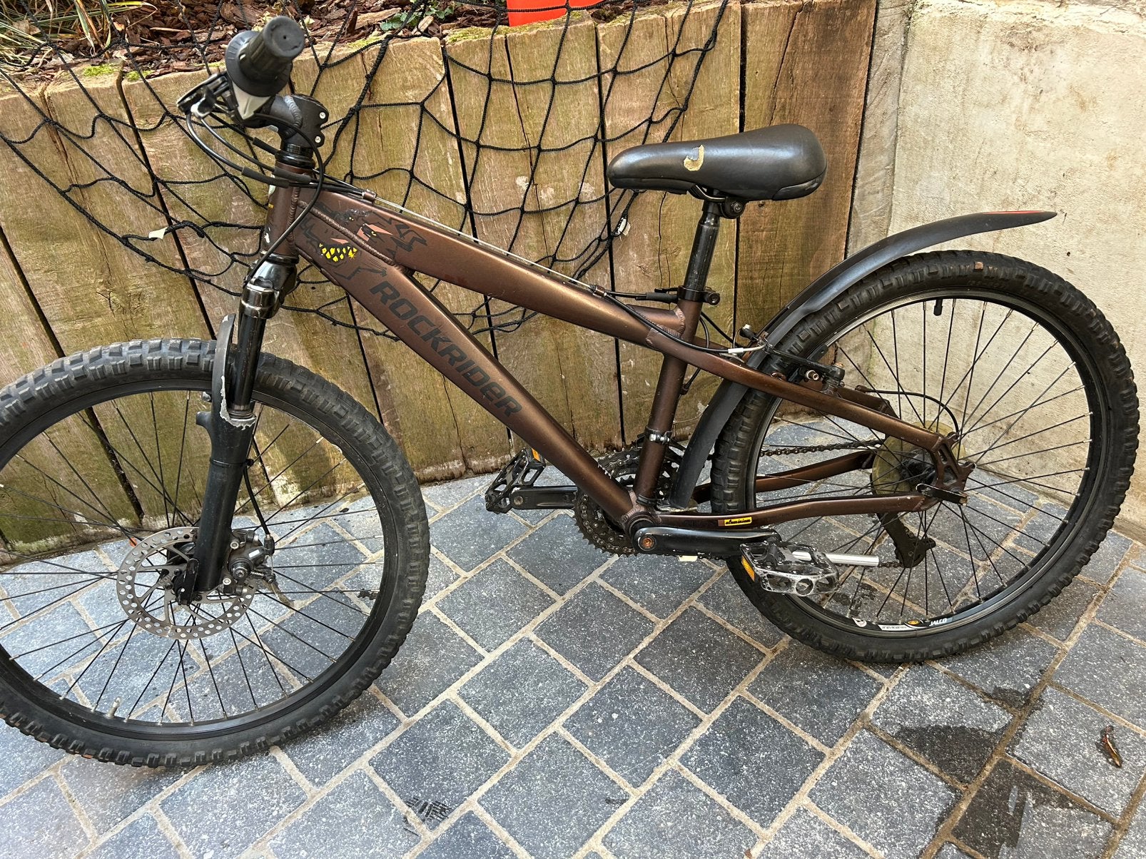 Vélo VTT Rockrider enfant 24” en aluminium, Aluminium, Enlèvement, Utilisé, Frein à disque