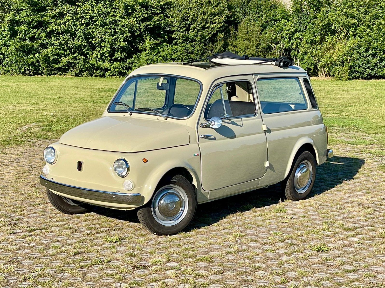 Fiat 500 Gardiniera Autobianchi @ Ital Mobile Classics, Autos, Achat, Entreprise, Boîte manuelle, Break