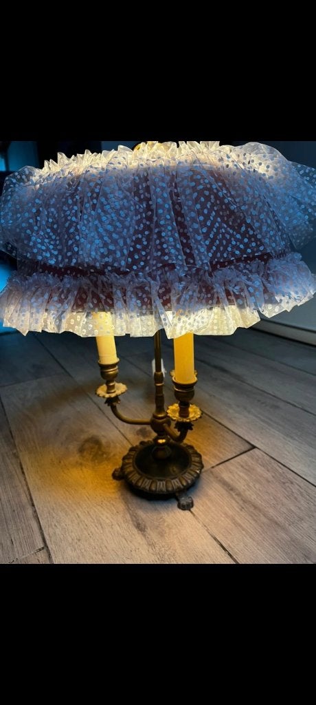 lampe bouillotte en laiton et bronze vintage, Antiquités & Art, Enlèvement ou Envoi, Bronze