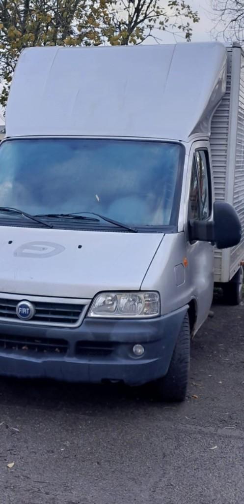 Fiat Ducato avec hayon, TVA récup17%, 09/2003, km 158500, Autos, 94 kW, Argent ou Gris, Achat, Entreprise