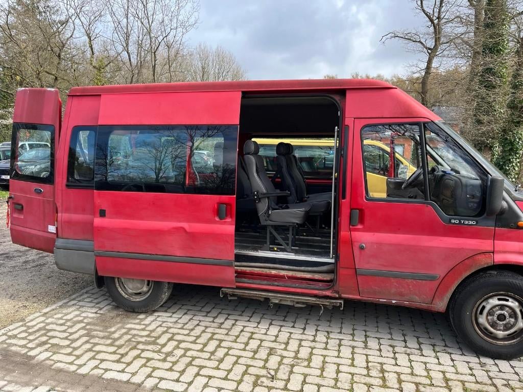 Ford transit, Auto's, Voorwielaandrijving, 4 deurs, Leder en Stof, 9 zetels