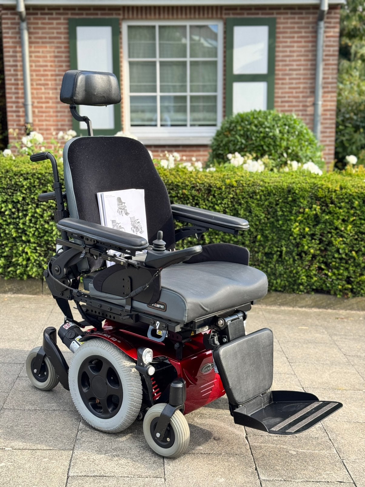 Chaise roulante Sunrise Quickie Salsa M fauteuil électrique, Enlèvement ou Envoi, Pliant, Comme neuf, Fauteuil roulant électrique