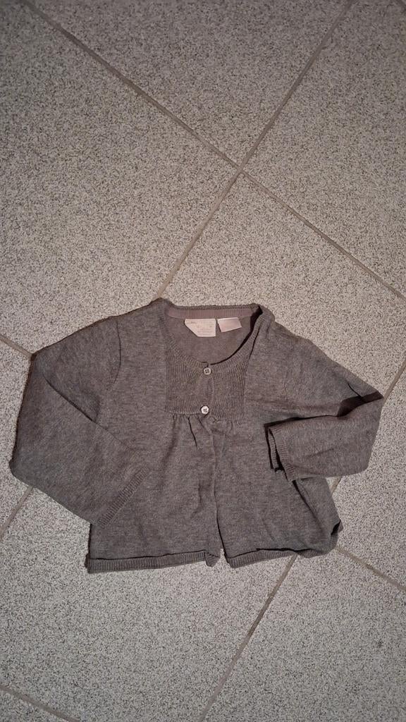 Vestje Zara maat 86, Kinderen en Baby's, Babykleding | Maat 86, Ophalen of Verzenden, Zo goed als nieuw, Zara, Truitje of Vestje