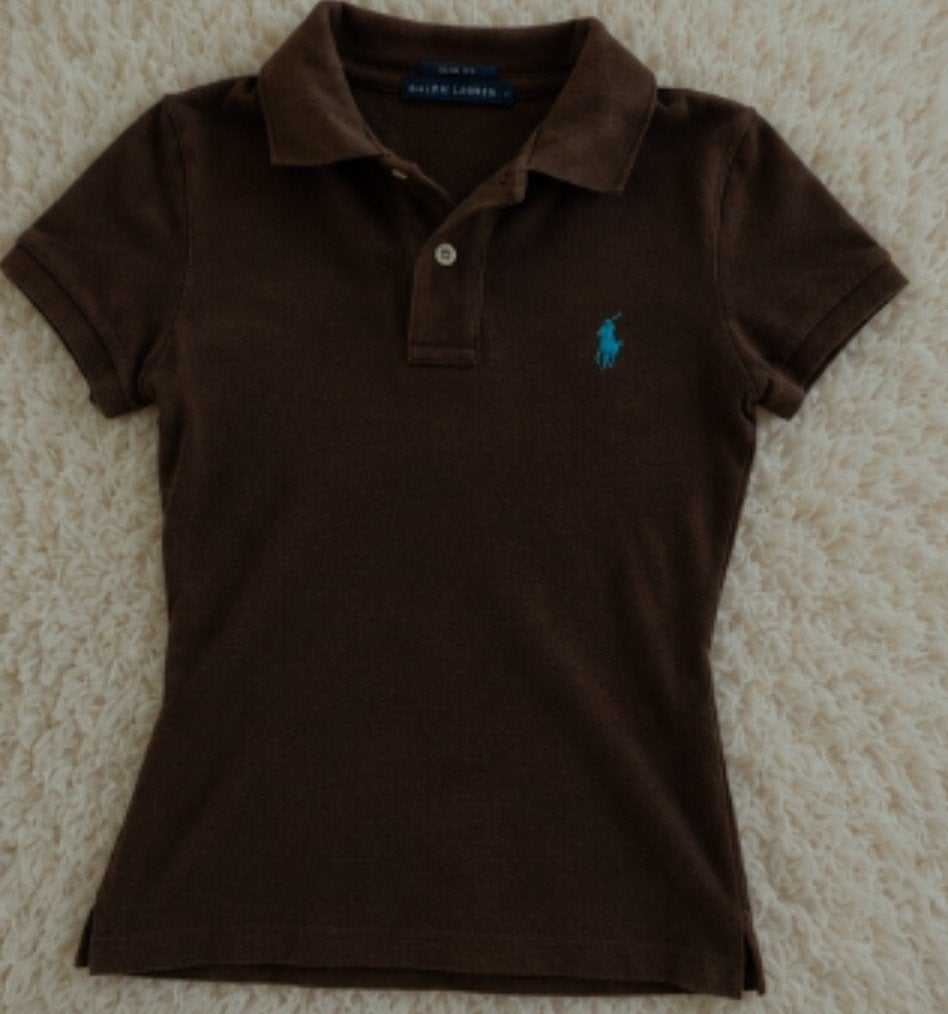 Polo Ralph Lauren Dames  – Donkerbruin – Maat S, Ophalen, Polo ralph lauren, Bruin, Maat 36 (S)