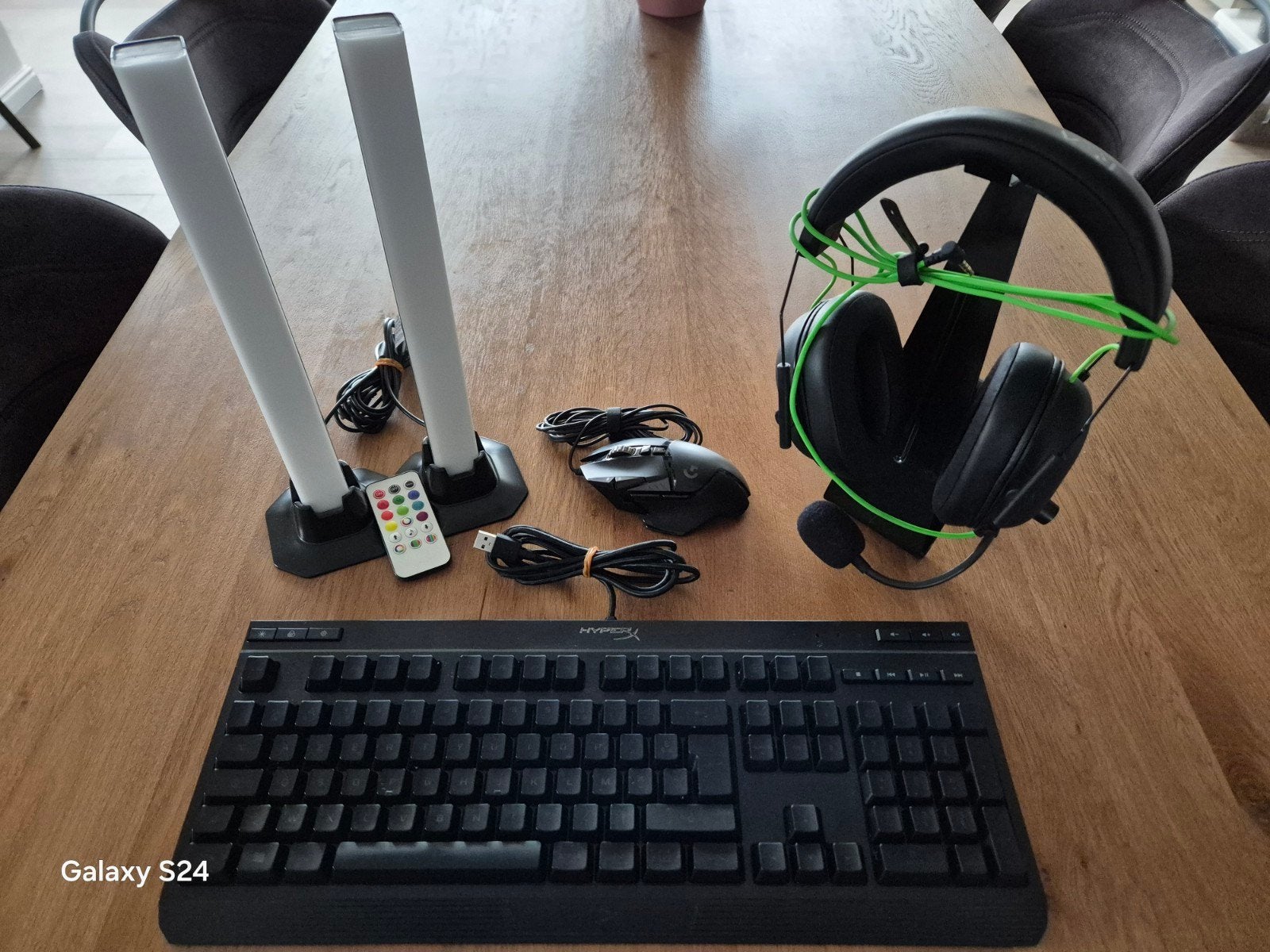 Gaming set, Computers en Software, Ophalen of Verzenden, Azerty, Gebruikt, Bedraad