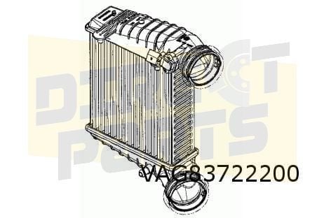 Passat / Superb (1.8T) interkoeler (+sensorgat 12mm) OES! 3B, -, -, Ophalen of Verzenden, -