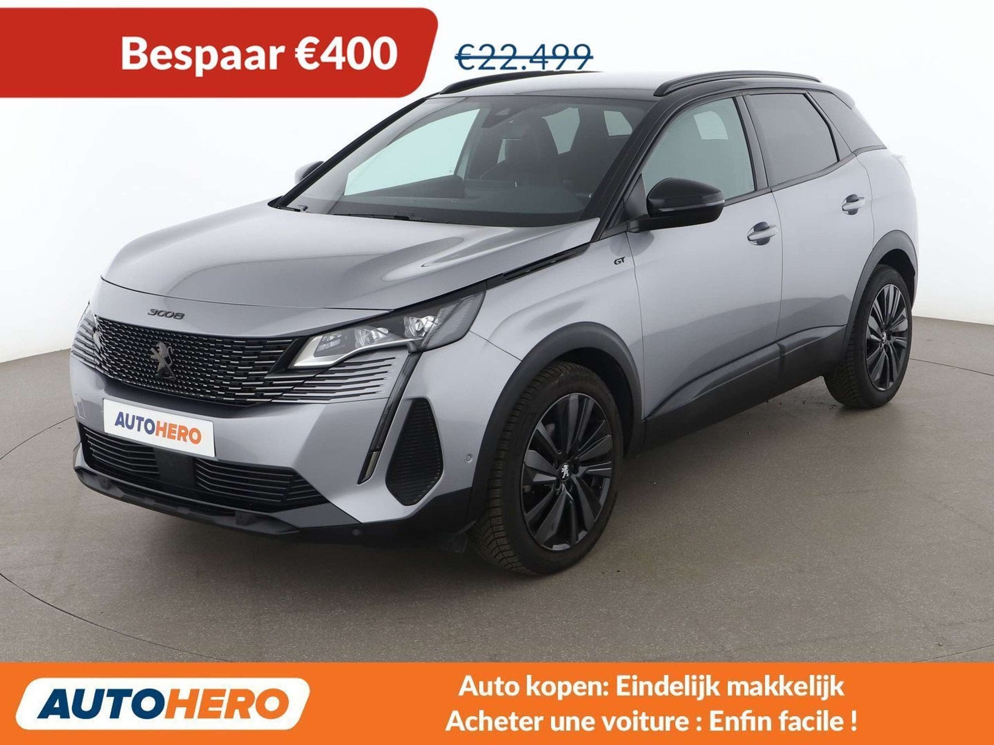 Peugeot 3008 1.2 PureTech Allure Pack GT (automatique), Argent ou Gris, Achat, Euro 6, 5 portes