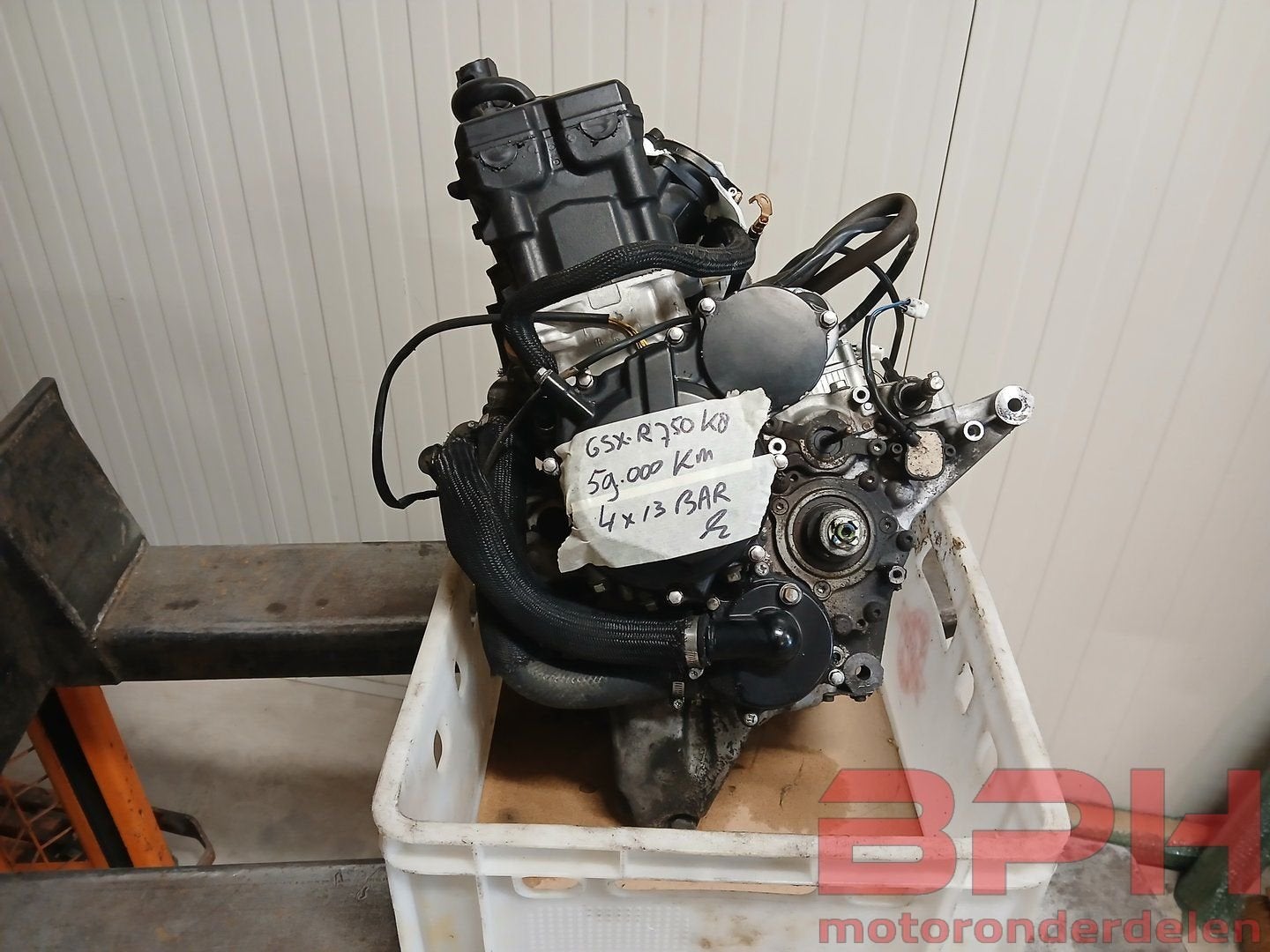 Motorblok Suzuki GSX-R 750 K8 - K9 - L0 2008 t/m 2010 GSXR e, Motos, -, -, Enlèvement, Utilisé